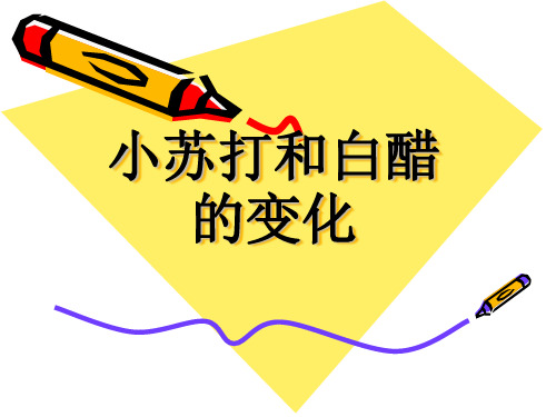 六级下册 小苏打和白醋的变化教科版ppt精品课件