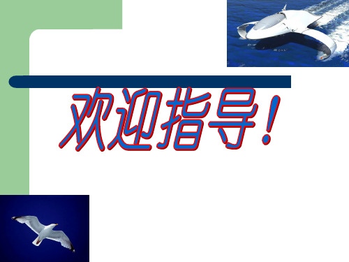 教科版 八年级下册物理  1. 在流体中运动 课件
