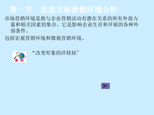 宏观市场营销环境分析