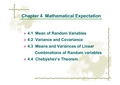 概率论英文课件：ch4_1 Mean of Random Variables