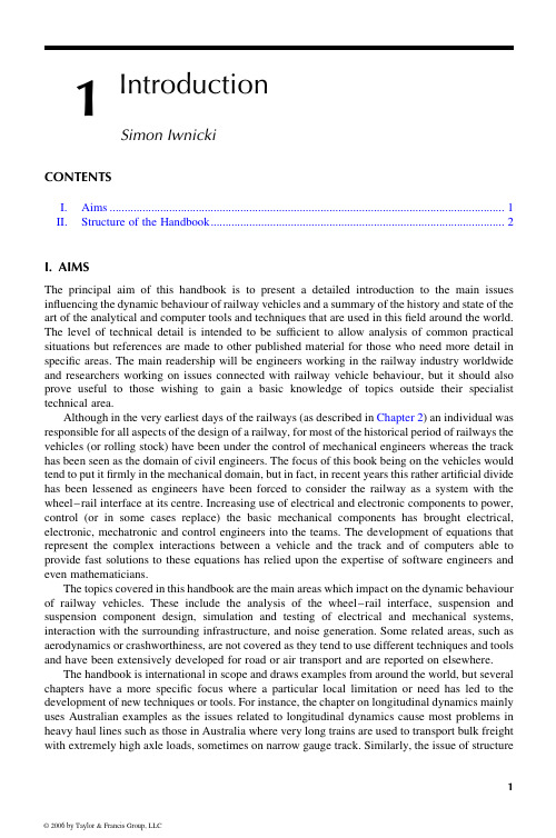 Handbook of Railway Vehicle Dynamics_01 Introduction