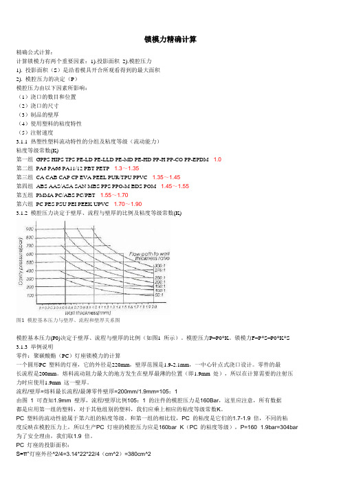 锁模力精确计算