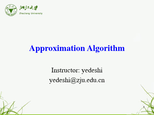 Approximation Algorithm