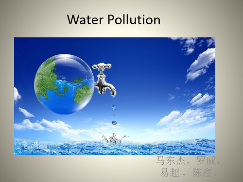Water Pollution(水污染_---课堂报告)