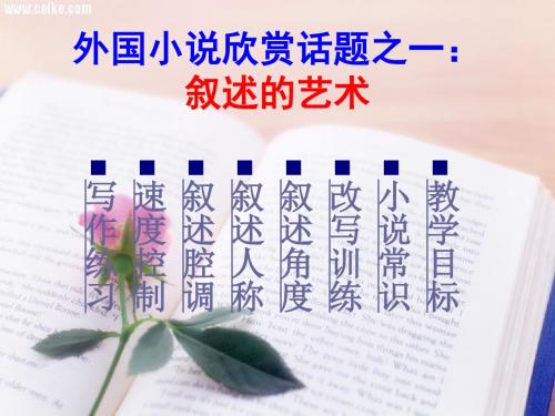 人教版高中语文外国小说欣赏《一单元  话题：叙述  叙述角度》优质课件_3