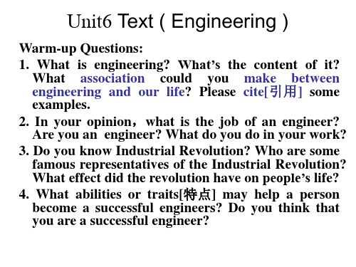 Unit6 Text ( Engineering )