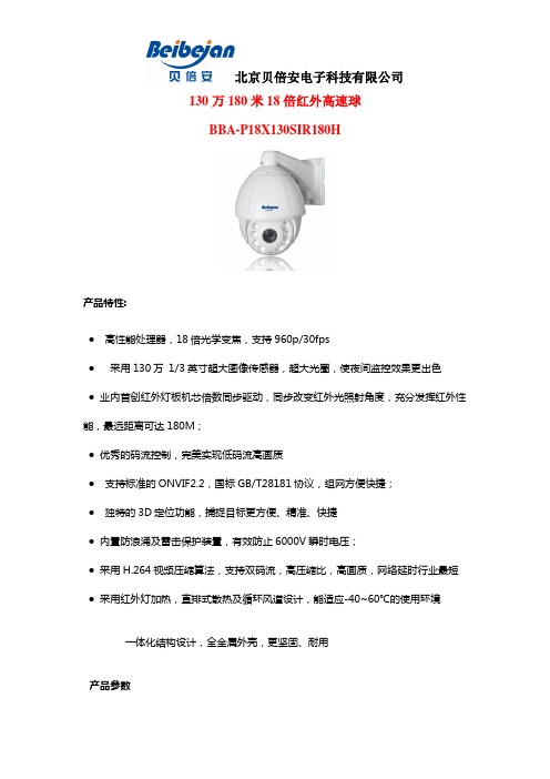 BBA-P18X130SIR180H