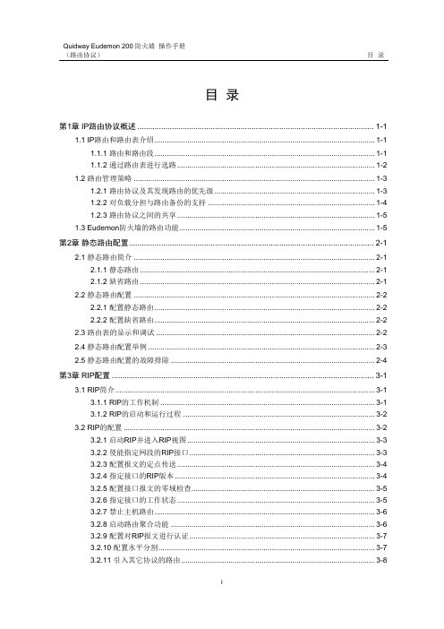 10-操作手册-路由协议