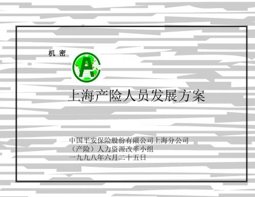 上海产险人员发展方案