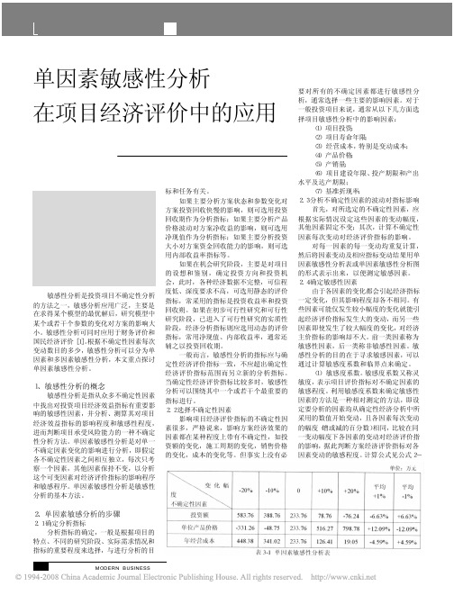 敏感性分析