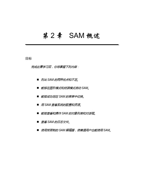 SAM概述