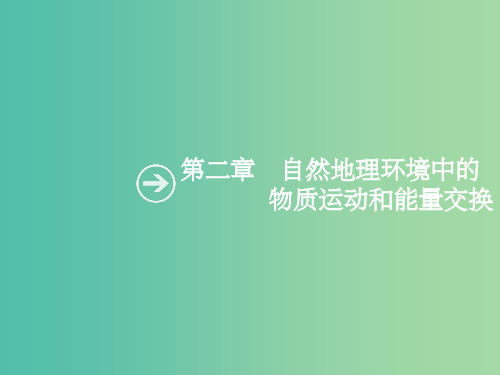 高考地理一轮复习 2.1 大气的受热过程与热力环流 中图版必修1