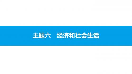 2018年中考历史二轮专题复习课件：模块二 中国近代史 主题六 经济和社会生活