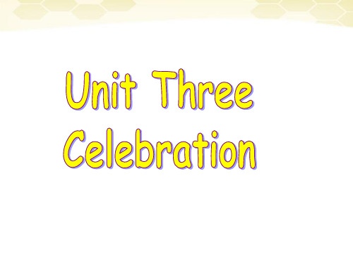 高中英语 Unit3 lesson2 parties课件 北师大版必修1