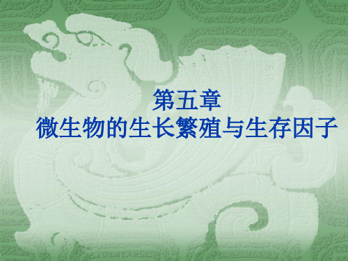 环境微生物第五章微生物生长繁殖与生存因子