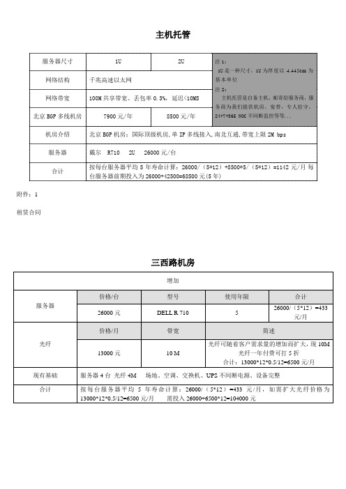 主机托管