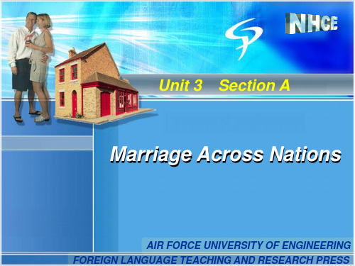 【新视野大学英语读写教程第二册】Unit3MarriageAcrossNations讲义