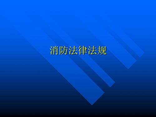 消防法律法规2006