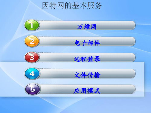 第3章因特网的基本服务(浙教版高中)