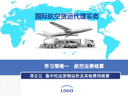 国际航空货运代理实务六 运费核算 项目5 - 集中托运货物运价核算