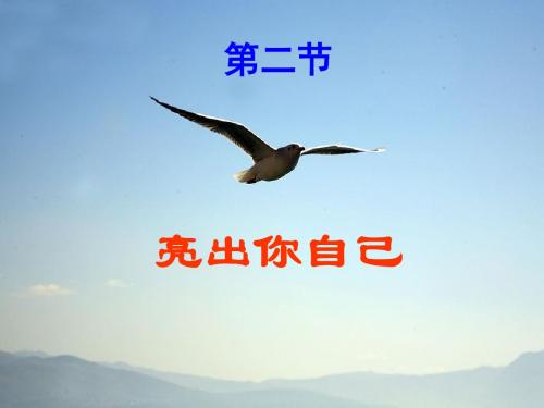 【初中政治】亮出你自己ppt优秀课件1