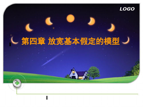 计量经济学第四章