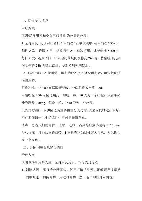 妇科用药