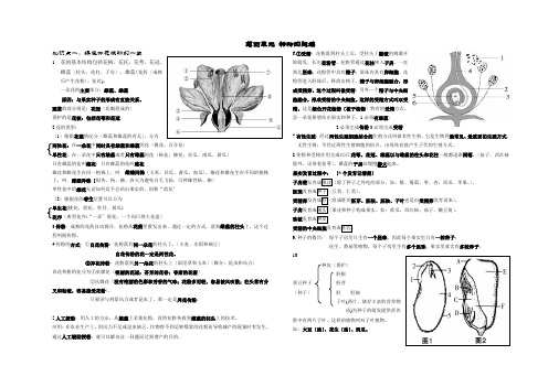 济南版八年级生物上册知识点