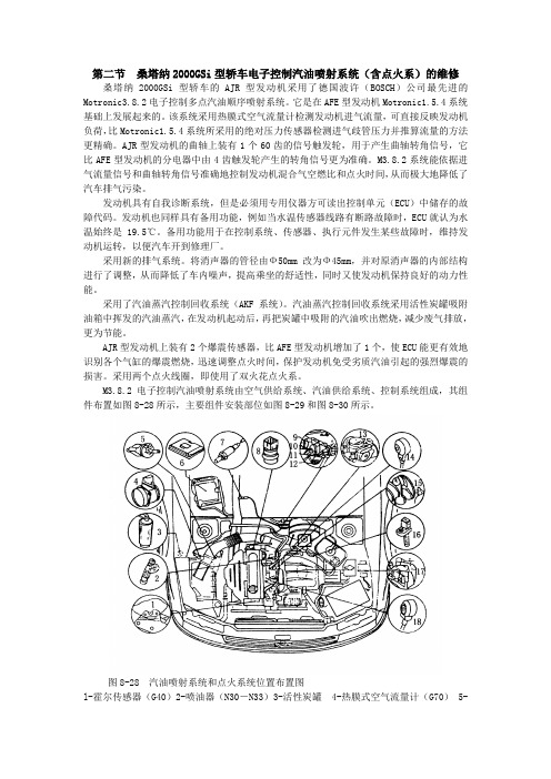 桑塔纳2000 GSi电控燃油喷射系统的检修   3