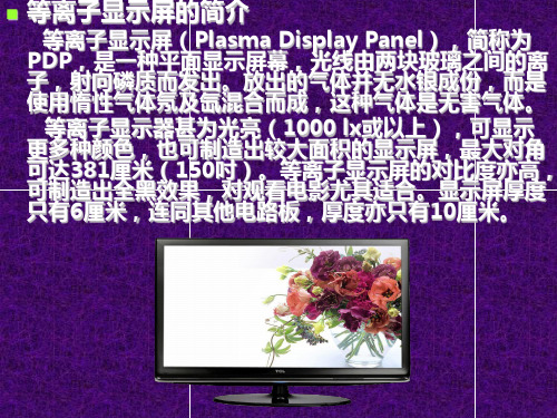 等离子显示屏的介绍共29页
