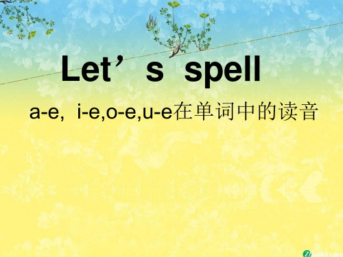 新人教(PEP)版三年级英语下册《a-e,  i-e,o-e,u-e在单词中的读音     》课件_32