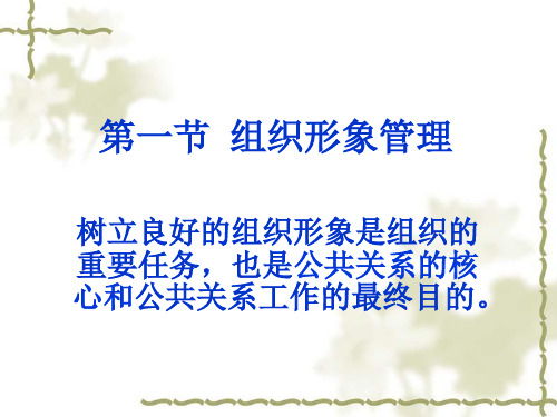 组织形象管理与CIS战略P359