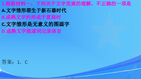 试卷讲解课件北京市石景山区2019—2020学年第一学期高三期末语文