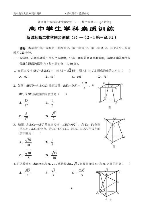 高二新数学(5)