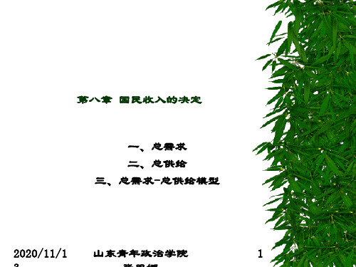 精品课件-西方经济学导论-第八章 国民收入决定