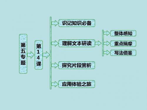 高中语文苏教版选修现代散文选读课件：第五专题 第14课 家里的灶头