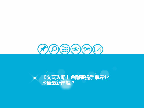 【文玩攻略】金刚菩提手串专业术语最新详解？
