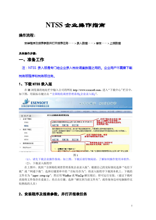 NTSS操作指南