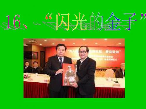 “闪光的金子”ppt课件