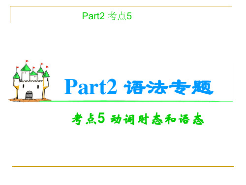 2012届高考复习英语课件 考点5 动词时态和语态