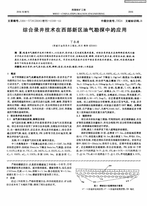 综合录井技术在西部新区油气勘探中的应用