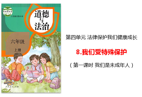 六年级上册道德与法治课件我们受特殊保护第一课时人教部编版PPT