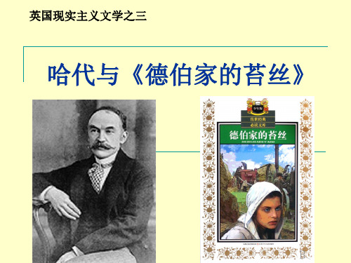 英国现实主义文学之三：哈代