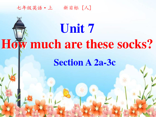 人教七上U7 How much are these socks第二课时(精品)课件