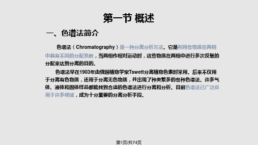 色谱法原理PPT课件