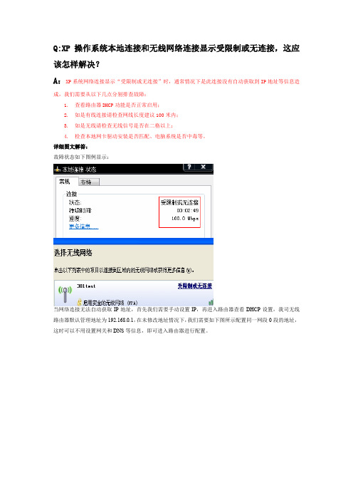 腾达(Tenda)W311R无线受限 文档
