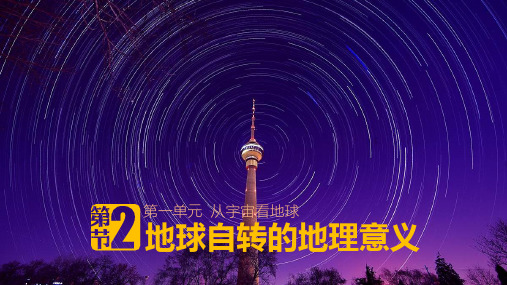 鲁教版高中地理必修一1.1.2地球自转的地理意义教学课件 (共14张PPT)优秀课件