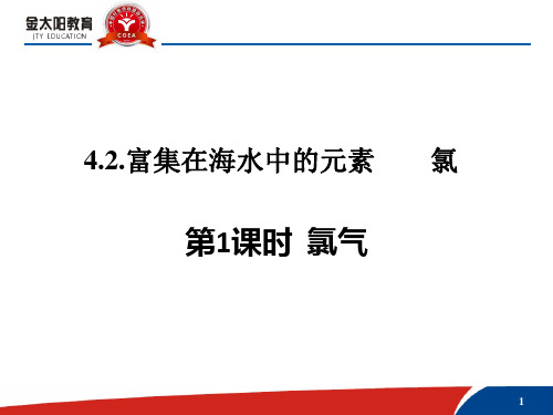 第二节  富集在海水中的元素——氯(说课稿) (5)