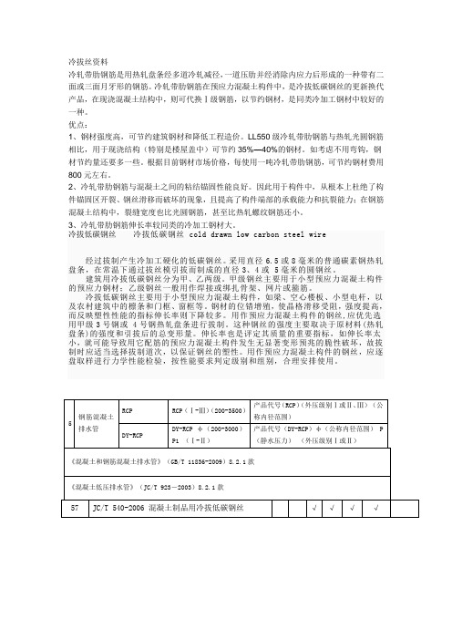 冷拔丝资料
