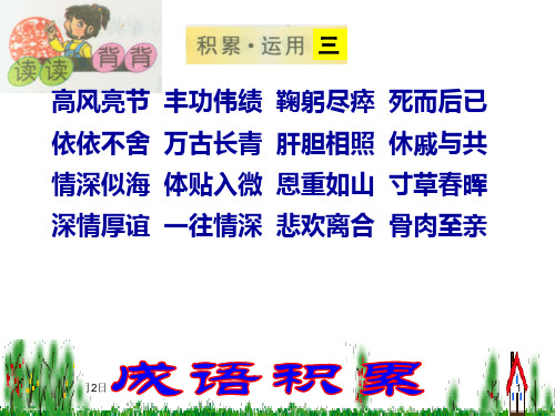 积累运用三PPT课件
